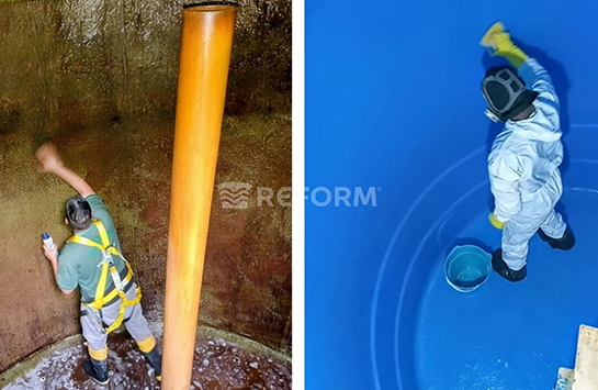 Impermeabilização de Caixa de Concreto com Fibra de Vidro